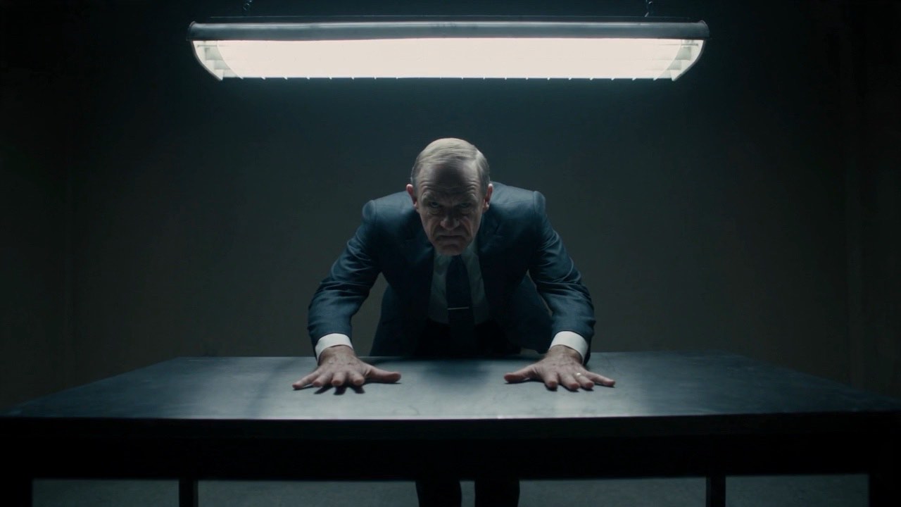 Dutch-angle track in cinematic preview frame