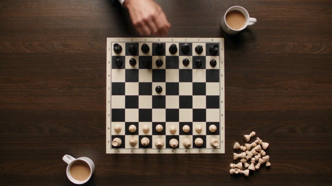 Top-down shot cinematic preview frame