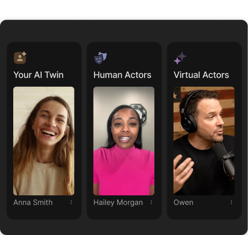 AI Avatars & Actors feature illustration